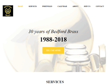 Tablet Screenshot of bedfordbrass.com